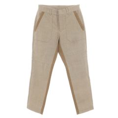 【中古】ダブルスタンダードクロージング DOUBLE STANDARD CLOTHING ウールヘンプ スラックスパンツ アッシュブラウン【サイズ44】【メンズ】