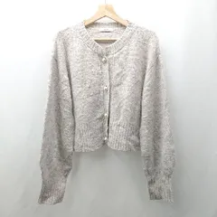 ◇ ⊇ Discoat ディスコート 装飾 長袖 セーターカーディガン サイズF ピンク系 レディース E  【1506300028588】