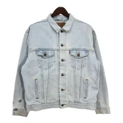 90年代 USA製 Levi's リーバイス 70507-4834 デニムジャケット ライトブルー(メンズ LARGE)中古 古着 U3203