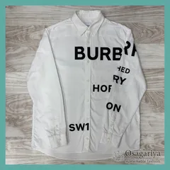 美品✨現行タグ バーバリー ロンドン ホースフェリー シャツ 長袖 ロゴ 中古・古着通販】BURBERRY LONDON (バーバリーロンドン) ホース