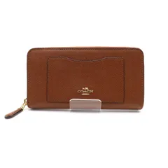 コーチ　COACH　長財布　ラウンドファスナー　F54007　ブラウン　茶色 54007imblk.jpg