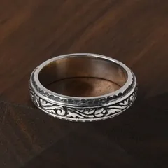 【研磨済】ZOCALO Ivy Narrow Ring (Antique Finished) シルバー925 リング 8号 ソカロのサムネイル