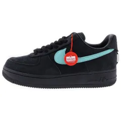 NIKE (ナイキ) ×TIFFANY&CO AIR FORCE 1 LOW 1837 BLACK ティファニー エアフォース1 ローカットスニーカー ブラック US9/27cm DZ1382-001のサムネイル