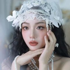 フラワー 花びら お花 シルバー 透かし 髪飾り ヘッドドレス ティアラ 成人式 前撮り 和装 ウエディング ブライダルアクセサリー シンプル 上品