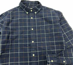URBAN RESEARCH ☆ DOORS ネイビー チェック ボタンダウン シャツ 長袖 M 大人カジュアル ヘビロテ 定番 アーバンリサーチ ドアーズ■CB251