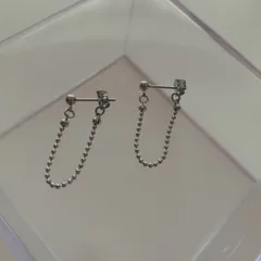 ボールチェーンピアスのサムネイル