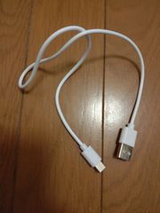 白 USB TypeC 充電ケーブル 全長50cm