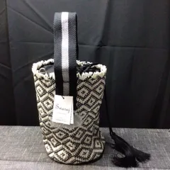 「Swaraji」『2way ブランケットステッチ 幾何学模様バケツ型バッグ』