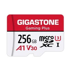 Gigastone マイクロsdカード 256GB Nintendo Switch 動作確認済 転送速度100MB/S 高速 MicroSD Ful