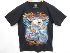 【送料無料】【新品訳あり】 半袖Tシャツ ハーレーダビッドソン イーグル 黒 M 10272