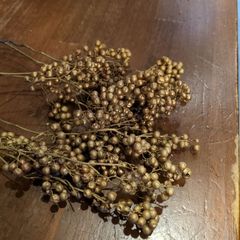 ペッパーベリー【ドライフラワー】  ゴールド約35グラム