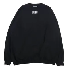 VETEMENTS ヴェトモン VL12TR140B VTMNTS BARCODE Sweatshirt バーコード プリント スウェットシャツ トレーナー ブラック系 S【中古】のサムネイル