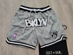 just don BKLYN NETS バスケットボールパンツXLサイズ グレー just don BKLYN NETS バスケットボールパンツXLサイズ グレー