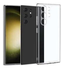 新品 ストラップホール付 ソフトカバー 透明TPU クリア レンズ保護 SCG20 薄型 SC-52D 指紋防止 ウルトラ 黄変防止 S23 落下防止 S23 安心保護 ギャラクシー 軽量 [Kakuki] 全面保護カバー ケース (Galaxy Ultra のサムネイル