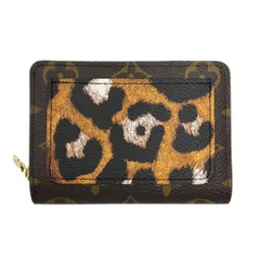 【中古】 ルイヴィトン 二つ折り 財布 ポルトフォイユルー モノグラム レオパード柄 M13851 レディース