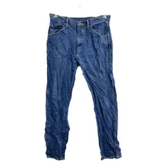 Wrangler デニムパンツ W34 ラングラー レギュラーフィット インディゴ コットン メキシコ製 古着卸 アメリカ仕入 2502-237