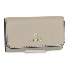 【FURLA / フルラ】レディース キーケース (WR00436 HSF000 M7Y00 MARMO c) グレー CAMELIA 鍵入れ 23SS [新品] [訳あり]
