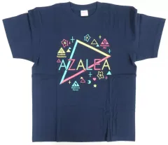 【中古】衣類 ロゴ Tシャツ ネイビー フリーサイズ 「LOVELIVE! SUNSHINE!! UNIT LIVE ADVENTURE 2020 AZALEA First LOVELIVE! ～Amazing Travel DNA～ TRY AGAIN」