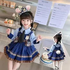 ズートピア ジュディ?ホップス 子供用 警察服 ワンピース コスプレ衣装 ウサギの警官服 ペアルック コスチューム 仮装 変装 Cosplay 文化祭 学園祭 ハロウィン クリスマス 誕生日