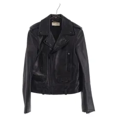 SAINT LAURENT PARIS (サンローランパリ) Motorcycle Jacket モーターサイクルレザージャケット ライダース ブラック レディース 442458 Y5OA2のサムネイル