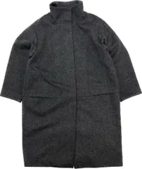 BEAUTY＆YOUTH UNITED ARROWS ☆ シンプルで着回し◎ ウール コート ロング ジャケット グレー S 綺麗め◎ 大人カジュアル アローズ■S1821