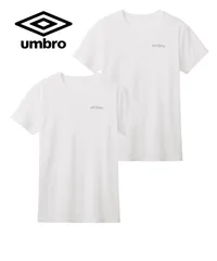 新品 未使用 アンブロ umbro Tシャツ 2枚セット メンズ 半袖 517246【メール便】 ホワイト