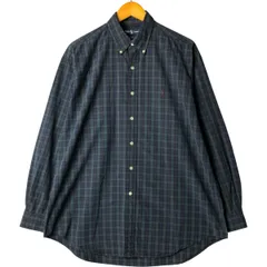 古着 ラルフローレン Ralph Lauren BLAKE ブラックウォッチチェック 長袖 コットンチェックシャツ メンズL相当/eaa567491