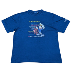 ディズニー　ｔシャツ　ミッキー　ｔシャツ　コロンビア号　レアサイズ　東京ディズニーシー　初期　東京ディズニーリゾート　disney　mickey　Ｓ．Ｓ．コロンビア　客船　ダイニング