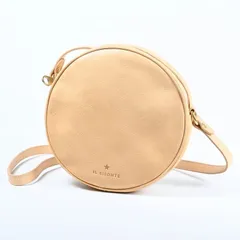 新品 イルビゾンテ ショルダーバッグ レディース クロスショルダー 丸形 円形 オリヴェータ OLIVETA ナチュラル ヌメ BCR328PV0001NA262B