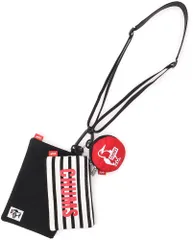 チャムス CHUMS アウトドア 3Pショルダーポーチスウェットナイロン ショルダーバッグ サコッシュ ポシェット  CH603404 K050 BLACKBORDER/BK