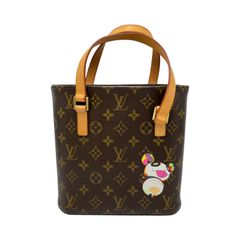 ルイヴィトン LOUIS VUITTON ハンドバッグ ヴァヴァンPM  パンダ 村上 隆 限定 M51173 モノグラムキャンバス レディース