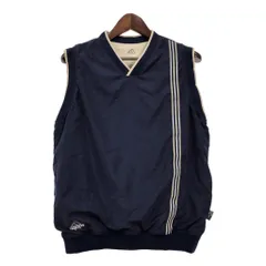 00年代 adidas アディダス リバーシブル プルオーバーベスト ネイビー(メンズ M)中古 古着 T7034