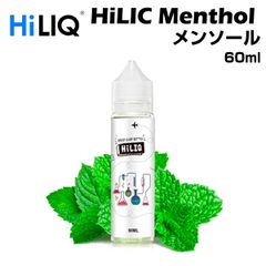 HiLIQ / Menthol 60ml メンソール ハイリク リキッド 電子タバコ VAPE ベイプ ボトル 大容量 ニコチン0mg ニコチンゼロ 清涼剤 本体 禁煙 減煙  水蒸気 ベイプ
