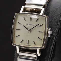 希少】CERTINA 手巻き時計 オーバルケース シルバー製 - メルカリ