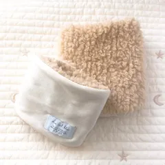 ペット用暖かグッズ　リバーシブルスヌード　ナチュラルデザイン　メッセージ入り