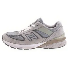 New Balance (ニューバランス) 990V5 USA製 ローカットスニーカーシューズ グレー US8.5/26.5cm M990GL5