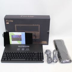 IS651)【ほぼ新品】「FICIHP」（フィシエイチピイ）メカニカル式K2 青軸 タッチスクリーン付きキーボード