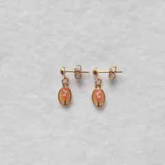 お着物に合わせて♪ 羽子板 ピアス 小さな耳飾り