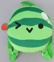【中古】バッグ スイカ＆いちご ぬいぐるみリュック 「スイカゲーム」