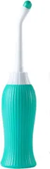 sugarello 携帯おしり洗浄器 携帯ビデ ハンディーシャワー 介護 排泄介助 手動式 衛生用品 小型 軽量 収納袋付き 450ml( 緑)