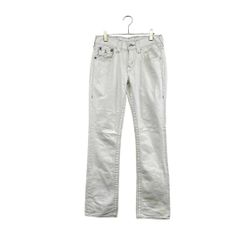 True Religion◆デニムパンツ トゥルーレリジョン  無地 ホワイト系   メンズ サイズ 29 6