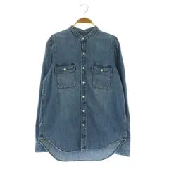 レッドカード RED CARD Meg デニムシャツ 長袖 バンドカラー 1 インディゴブルー /MY ■OSのサムネイル