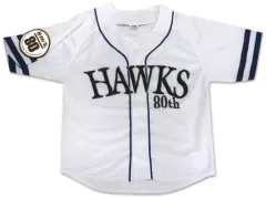 【中古】衣類その他(男性アイドル) 福岡ソフトバンクホークス 球団創設80周年記念ユニフォーム 女性フリーサイズ ホワイト