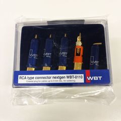 WBT  4個1組 RCAプラグ WBT-0110CU OY  銅素材タイプ【新品未開封/完了品/旧パッケージ】