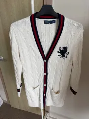 ポロ Ralph Lauren(ラルフローレン) ケーブル ニット コットン クリケット カーディガン