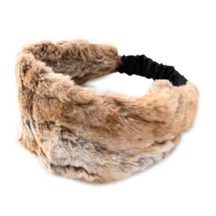 【キャメル×ワンサイズ】[Cream dot. クリームドット公式] ヘアアクセサリー レディース ヘアターバン ヘアバンド 幅広 大人っぽい ファー ワイド エコファー フェイクファー 大人 ボリューム 大人 カジュアル 可愛い 秋冬 