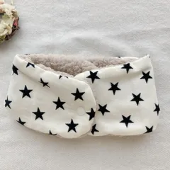 ネックウォーマー　キッズマフラー　星　男の子