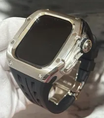 アップルウォッチカバーケースApple Watchラバーバンドベルト 　メタル　ステンレス　R　31