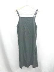 ◇ ⊂ GLOBAL WORK グローバルワーク キャミソール 膝丈 ワンピース サイズM ブラック レディース E  【1410100005987】