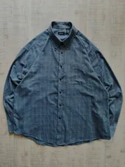古着 VAN HEUSEN ヴァンヒューゼン ボタンダウン長袖シャツ／チェック柄